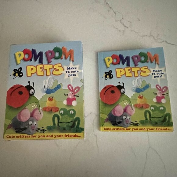 Bundle Item Only!!  Fun Pom Pom Pet Craft Kit - Picture 1 of 12